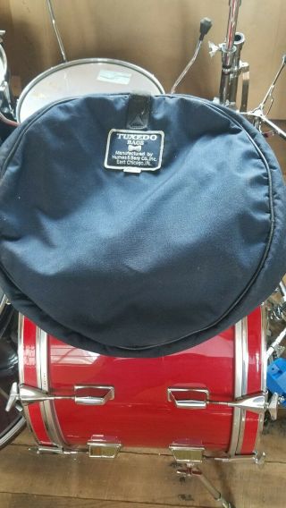 Humes & Berg Tuxedo 16 " X 16 " Tom Drum Bag Vintage Blue