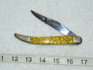Vtg Parker Cut.  Co.  Saturday Night Special Knife,  Japan Toothpick Glitter Scales