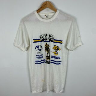 Vintage 1986 Winfield Cup Shirt Grand Final Canterbury Parramatta Adult Small