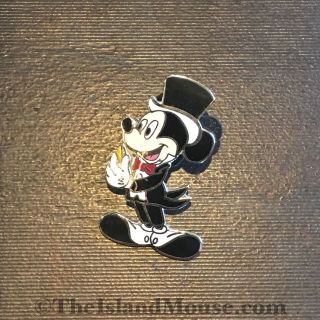 Rare Disney Wedding Groom Mickey Mouse Ring Pin (uw:4795)