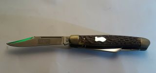 Vintage Kutmaster 3 Blade Stockman Pocket Knife Made In Utica Ny Usa