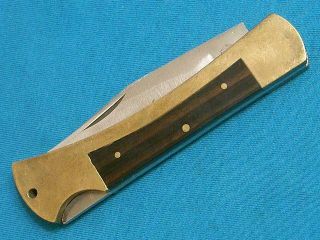 Vintage Gutmann Edge Mark Explorer 11 - 310 Japan Folding Hunter Knife Knives Old