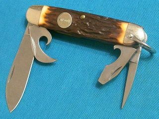 Nm Vintage Remington Umc Usa R - 4 Scouts Camp Survival Knife Knives Pocket Hunter
