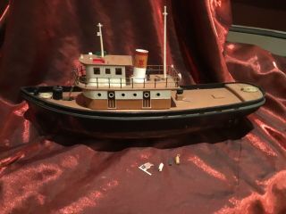 Medley Mfg Co.  Cheryl Ann Tug Boat Plastic Toy Model Battery Operated