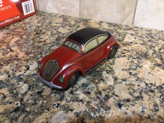 Vintage Cko Kellerman Vw Beetle Us Zone Germany Tin Litho Friction Car Wwii Toy