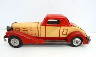 Vintage 1930 ' s Louis Marx Tin Litho Car Parkard Cadillac 3
