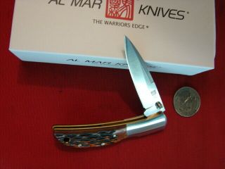 Al Mar Bone Lockback Knife Almar