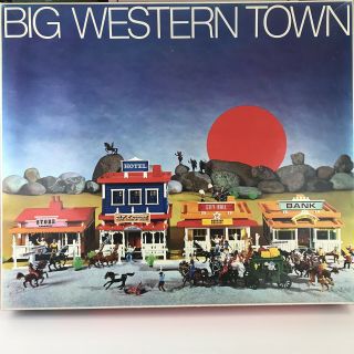 Vintage Sears Big Western Town Play Set West Germany
