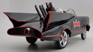 Batman Batmobile Pedal Car " Too Small For Child To Ride On " Miniature Metal Body