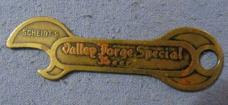 Vintage Scheidt Valley Forge Special Beer Norristown Pa Bottle Opener