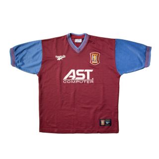 Vintage Aston Villa 1997/1998 Home Football Shirt 90s Large Soccer