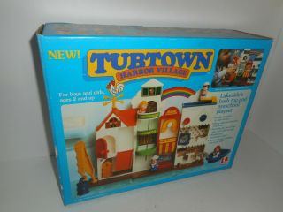 1982 Lakeside Tubtown Harbor Village Playset W/ Box 5505