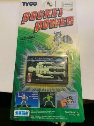 Tyco Pocket Power Glo - Bones Sega - Crazy Rare - Factory