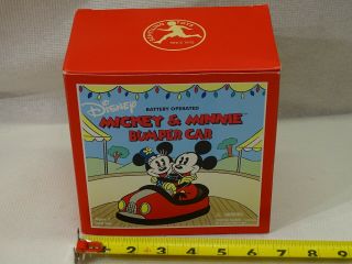 Disney Mickey And Minnie Battery Operated Bumper Car Schylling