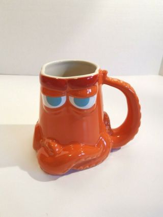 Disney Pixar Finding Dory Hank The Octopus Orange 3d Coffee Mug