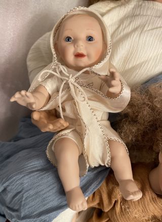 Vintage 1994 Numbered Ltd Edition Ashton Drake Jesus & Children 3 - Piece Doll Set 3