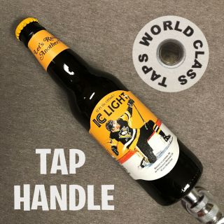Limited Pittsburgh Penguins Ic Light Beer Bottle Tap Handle Iron City Hockey