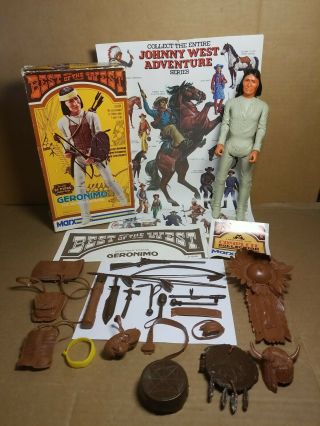 Vintage Marx Johnny West Geronimo Apache Indian Best Of The West Movable Figure