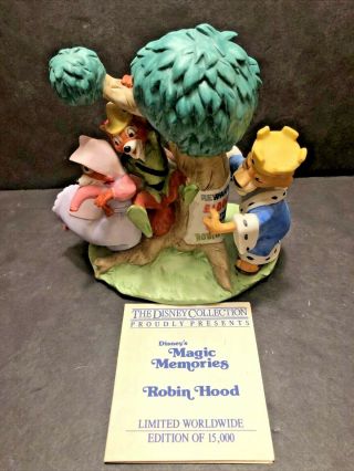 Disney Robin Hood Magic Memories Porcelian Limited Edition Figurine