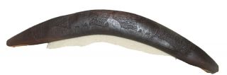 Vintage Mulga Wood Central Australian Walpiri Tribal Art Boomerang 3