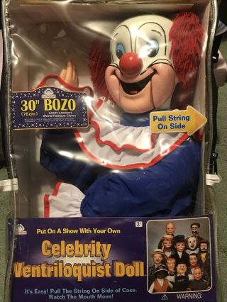 Goldberger 30 " Bozo The Clown Larry Harmon Celebrity Ventriloquist Doll 2000 (62)