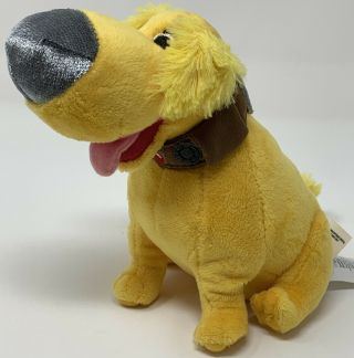 Disney Up Dog Dug Doug Pixar Plush Stuffed Animal 6 - 1/2 " Tall Beanie Bean Bottom