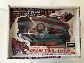 Remco Hamilton Invaders Dwarf Tank W/ Driver 1964 - Rare