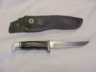 " Buck - Usa - 105 " Fixed Blade Knife W/ Scabbard