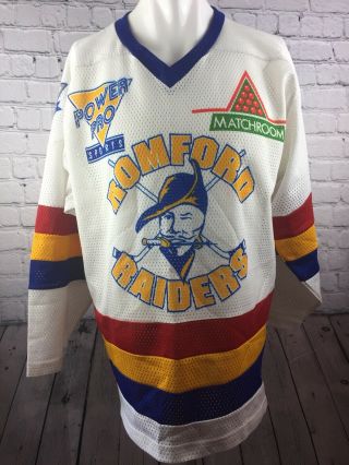 Romford Raiders Ice Hockey Jersey Nhl Vintage 1997 10th Anniversary Kit Kobe M