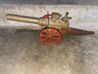 Vintage 1950’s Big Bang Cannon Model 10 Fc Toy Carbide Cannon