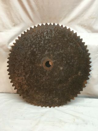 Vintage Buzz Saw Blade 22 In.  Diameter Saw Mill Industrial Lumber Business