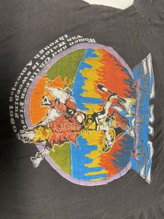 Van Halen Vintage 1980 Atomic Punks Concert T Shirt Large 3