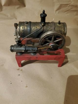 Weeden Toy Steam Engine Cast Iron Base 1920 ' s 2