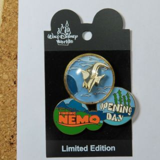 Disney Pin 22007 Wdw - Finding Nemo Opening Day Gill In Bubble Le3000