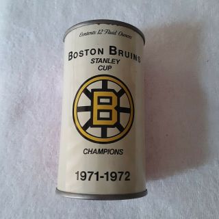 Boston - Bruins 1971 - 2 Stanley Cup Bank Top Cs Beer Can Carling Natick Mass
