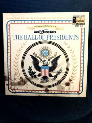 Sound Track Walt Disney World The Hall Of Presidents Lp 1972 Ster - 3806