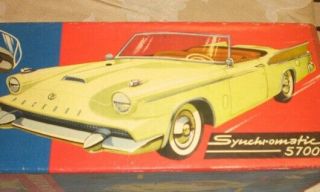 Vintage Schuco Synchromatic 5700 Tin Toy Car Pre World War Two Toy Box Only