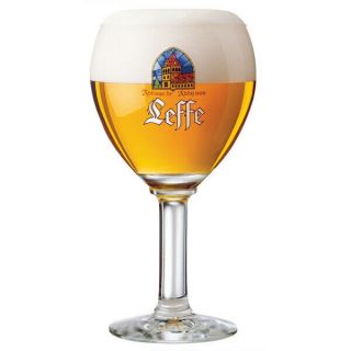 Set Of 2 X Half Pint Leffe Belgian Beer Glasses 100 Ce Marked