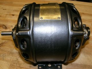 Rare Antique electric motor CENTURY 1/6 HP cast iron 110/220 single phase motor 2