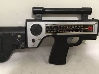 Vintage 1964 Mattel Agent Zero M Transistor Radio Rifle Toy