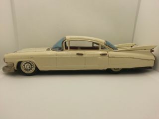 Tin Friction 1959 Cadillac Made In Japan By Bandai