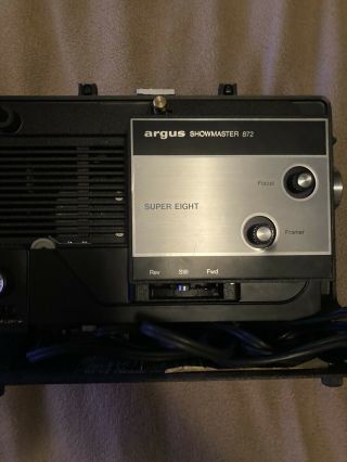 Argus Showmaster Eight 8 Mm Film Movie Projector Vintage 871b