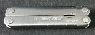 Vintage 1999 LEATHERMAN PST II Multi - Tool with Leather Belt Sheath 0599 2