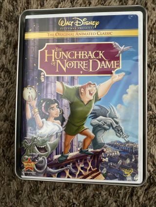 Disney Limited Edition DVD Tin for Hunchback Of Notre Dame and Treasure Planet 3