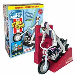 The Wind - Up And Go Extreme Evel Knievel Stunt Cycle With Energizer