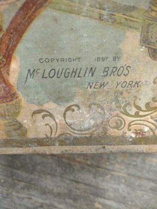 1897 McLoughlin Brothers The Pretty Village Little Folks Hotel Set & Box 3