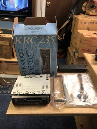 Vintage Kenwood Krc - 235 Car Cassette Tape Stereo,