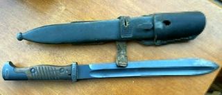 Vintage World War 2 German Bayonet And Sheath