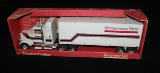 Montgomery Ward Nylint Pressed Steel,  Conventional Freightliner,  Semi Trailer
