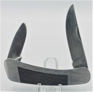 Vtg Gerber 2 Blade Wood Handle Folding Pocket Knife Portland Oregon 97223 Usa